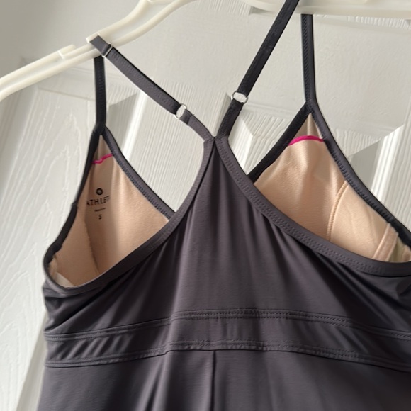 Athleta Shorebreak Swim Dress in Dark Gray Sz S - Picture 4 of 5